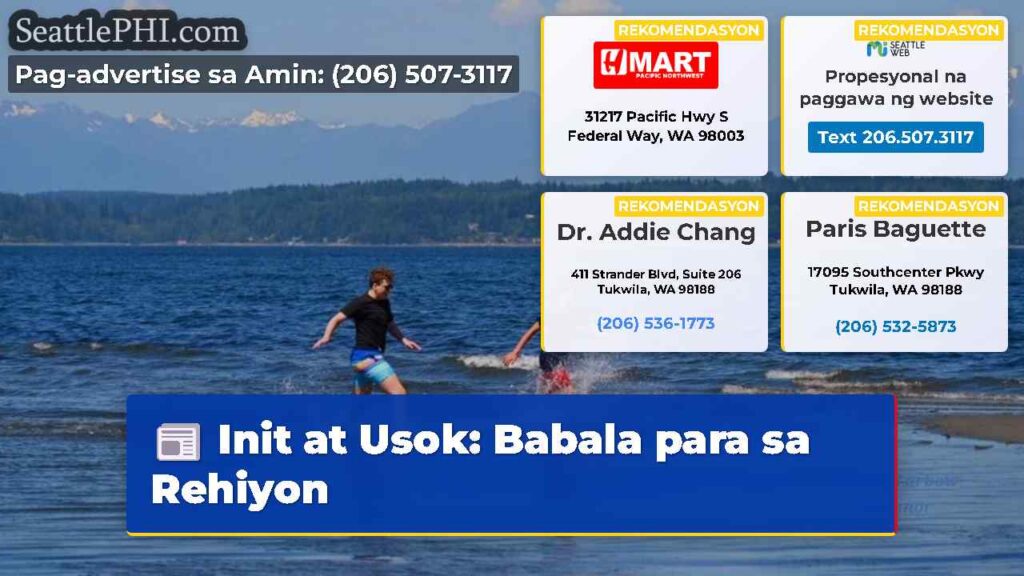 Init at Usok: Babala para sa Rehiyon