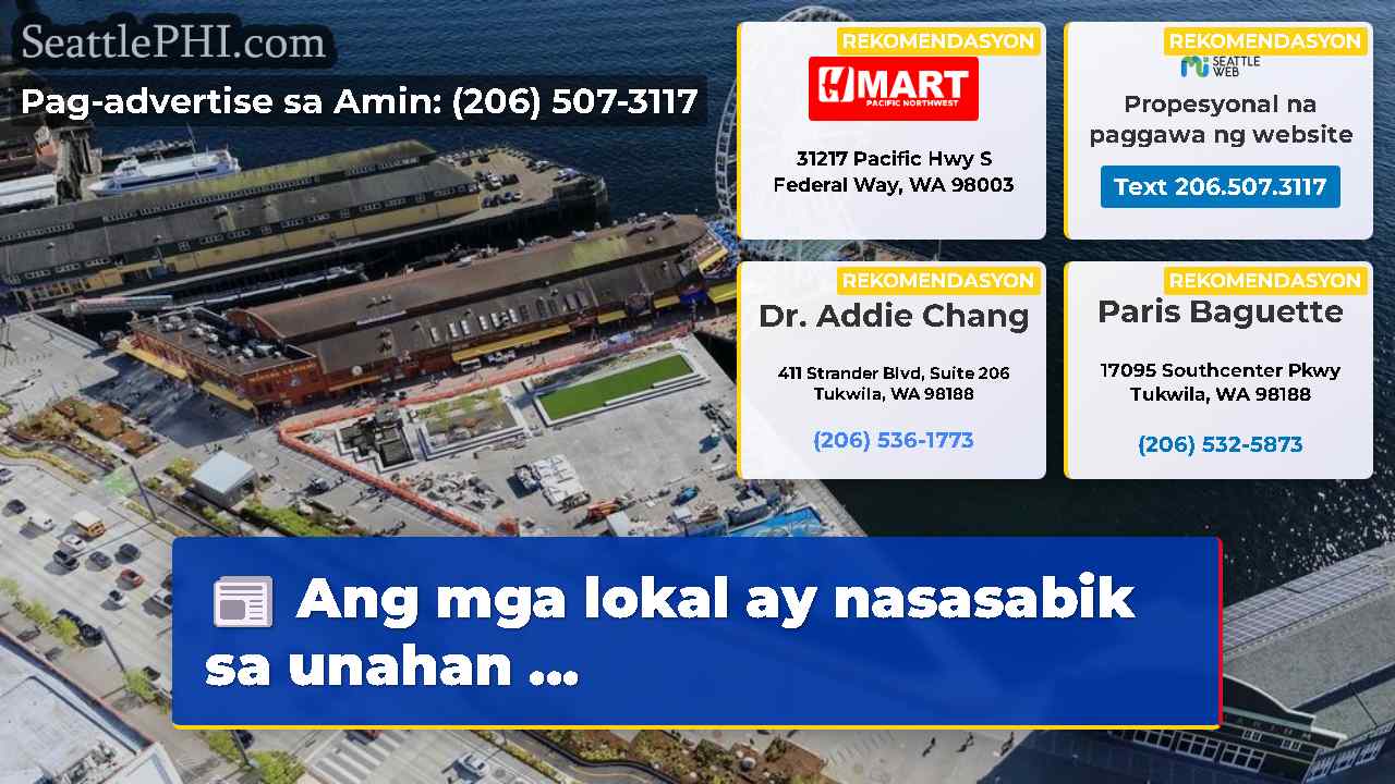 Ang mga lokal ay nasasabik sa unahan ...