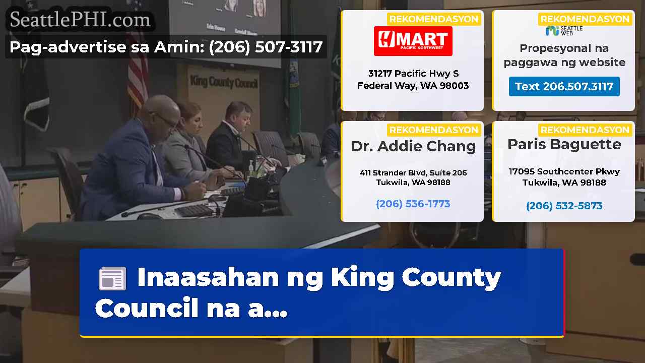 Inaasahan ng King County Council na a…