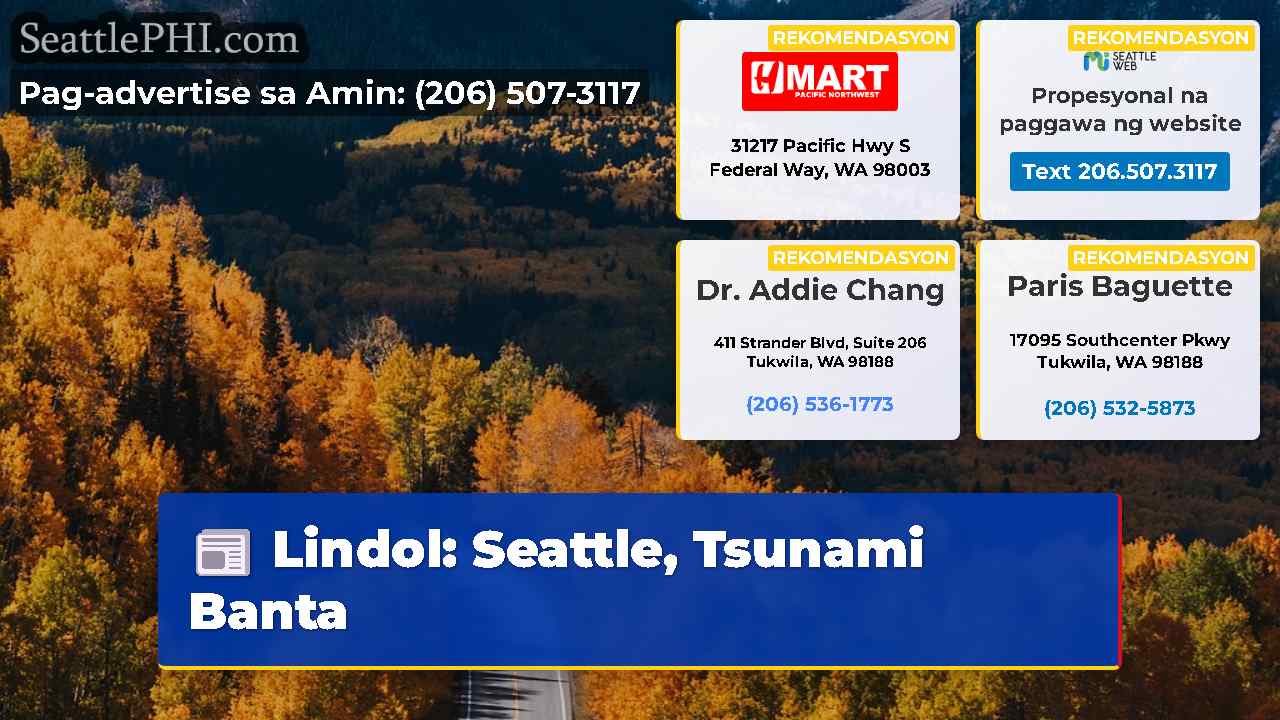 Lindol Seattle Tsunami Banta