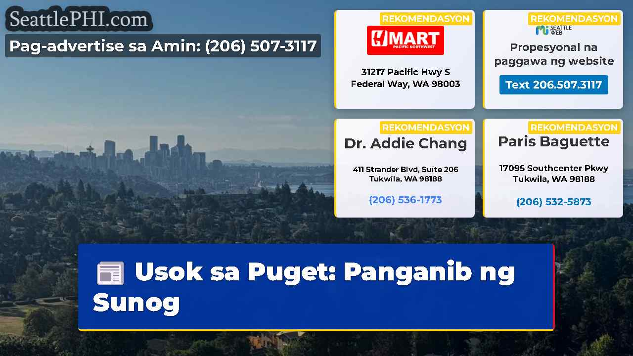 Usok sa Puget Panganib ng Sunog