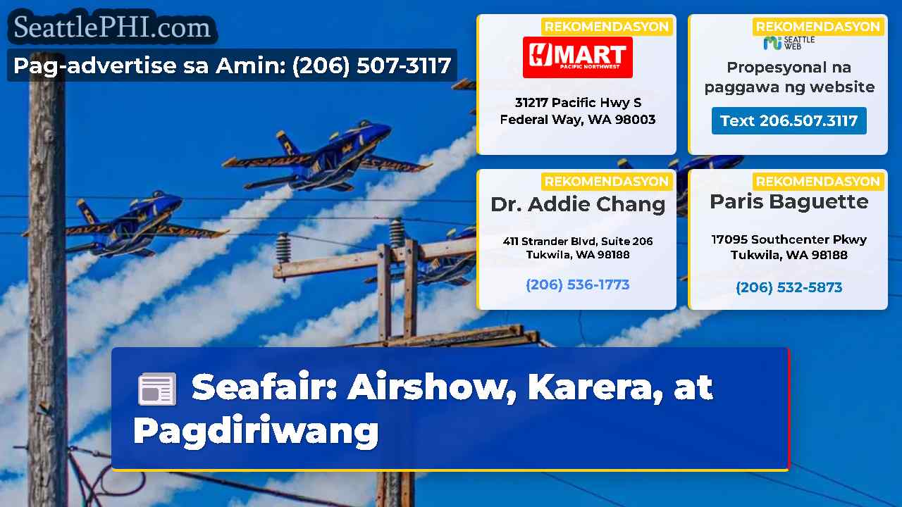 Seafair Airshow Karera at Pagdiriwang