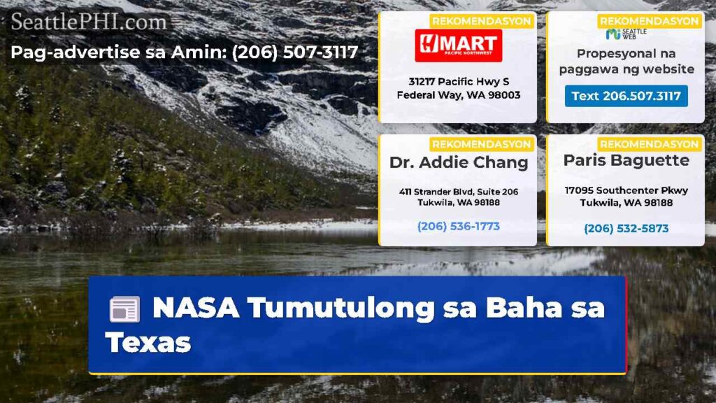 NASA Tumutulong sa Baha sa Texas
