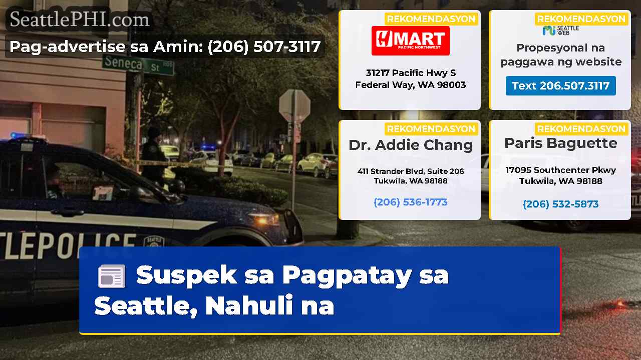 Suspek sa Pagpatay sa Seattle Nahuli na
