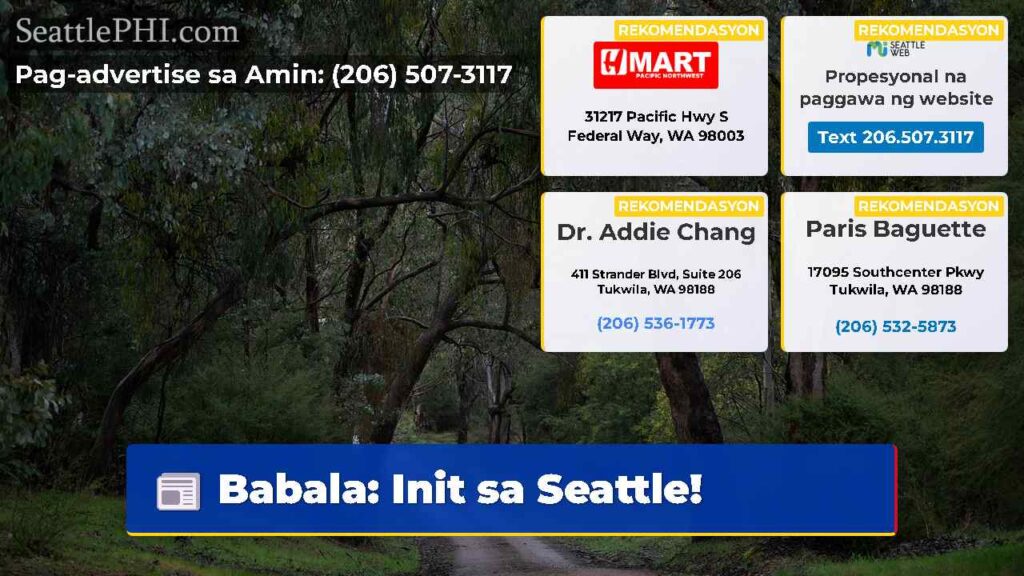 Babala: Init sa Seattle!