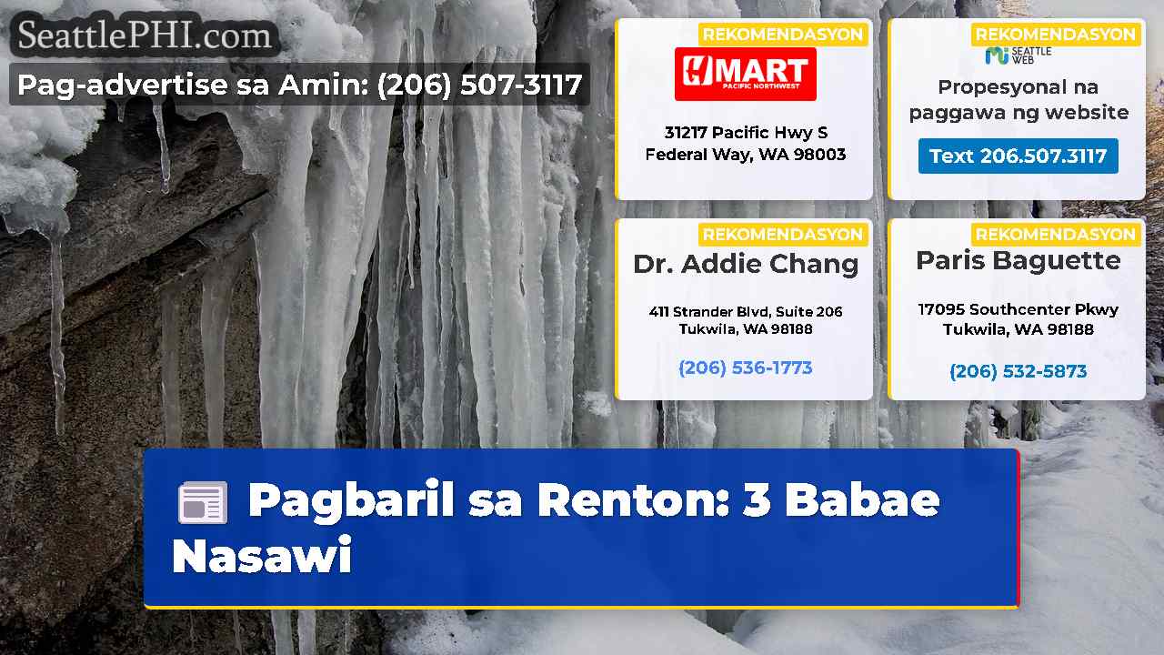 Pagbaril sa Renton 3 Babae Nasawi
