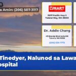 Tinedyer Nalunod sa Lawa Naospital