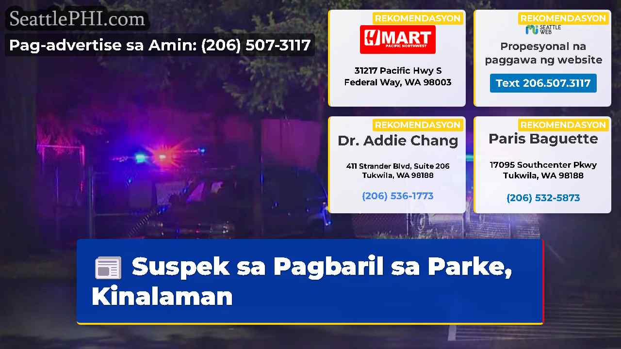 Suspek sa Pagbaril sa Parke Kinalaman