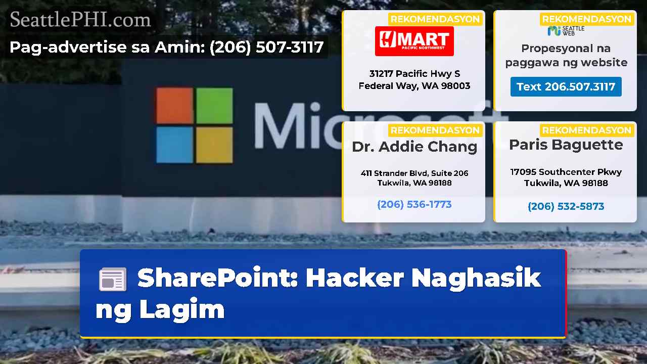 SharePoint: Hacker Naghasik ng Lagim