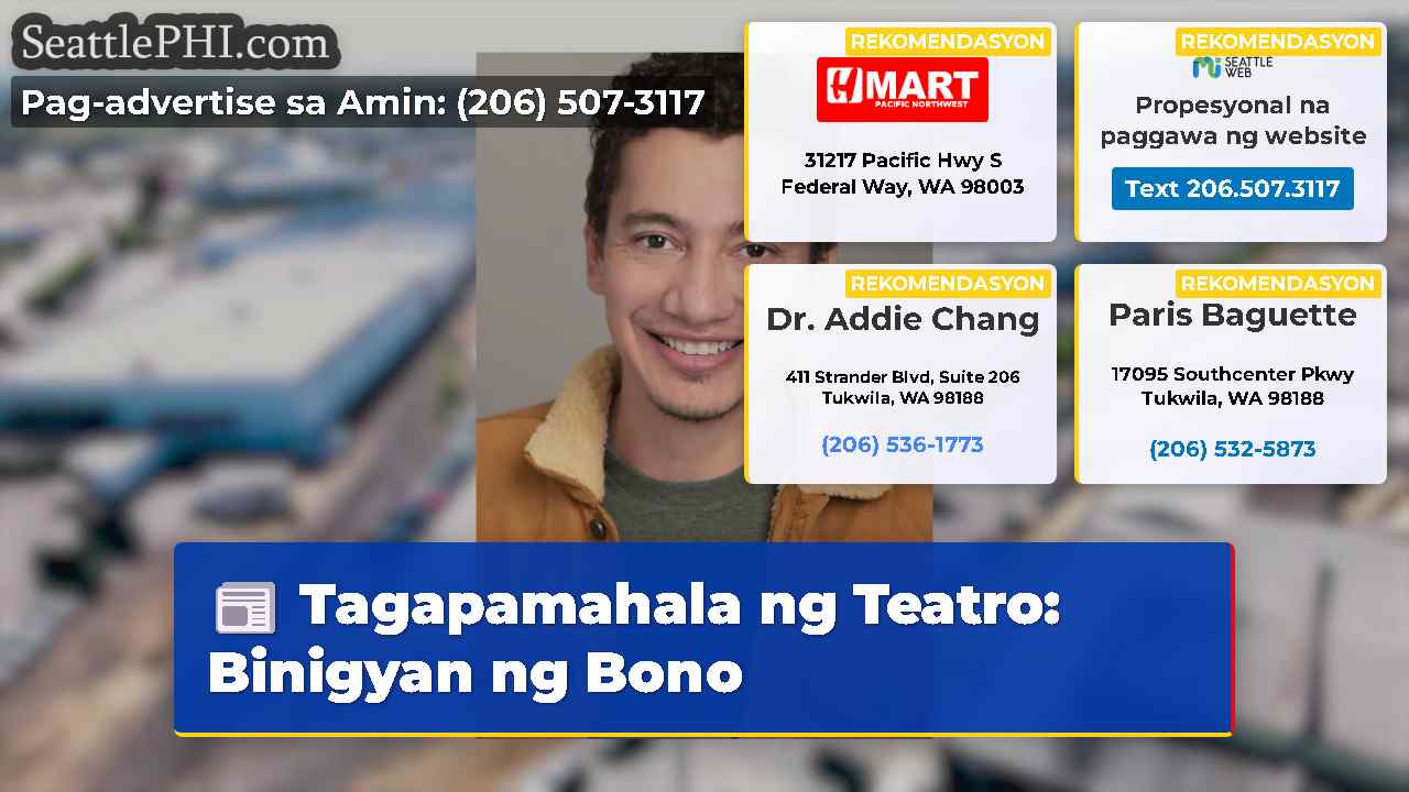 Tagapamahala ng Teatro Binigyan ng Bono