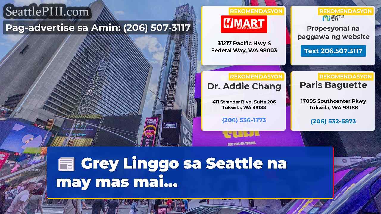 Grey Linggo sa Seattle na may mas mai...