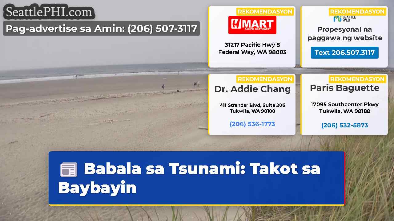 Babala sa Tsunami: Takot sa Baybayin