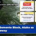 Semento Block Atake sa Freeway