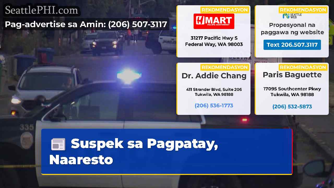 Suspek sa Pagpatay Naaresto
