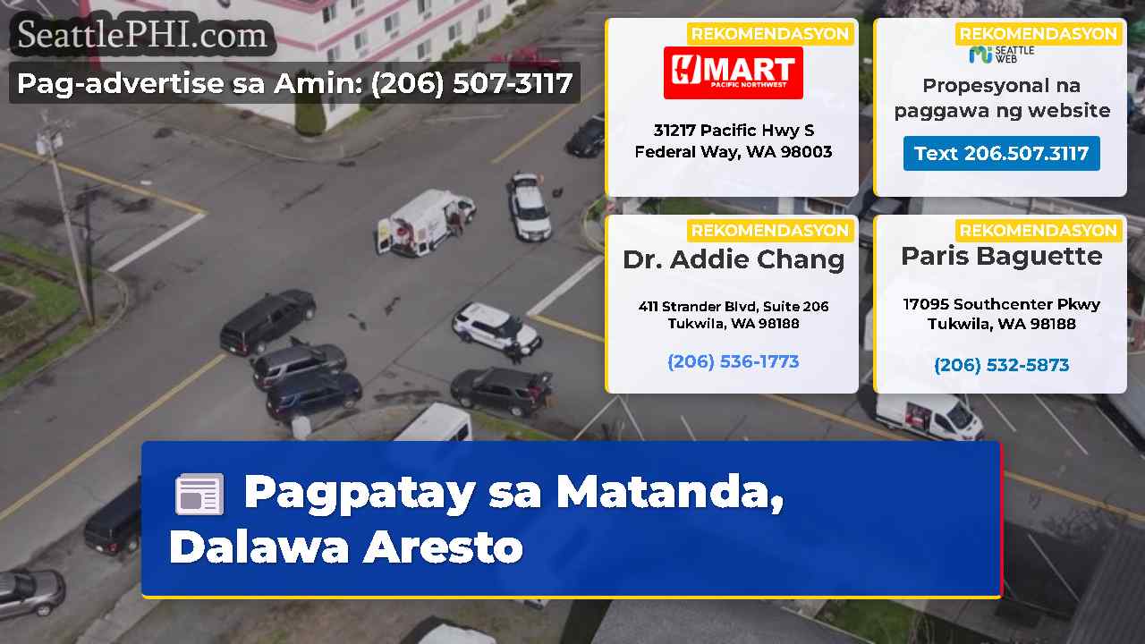 Pagpatay sa Matanda, Dalawa Aresto