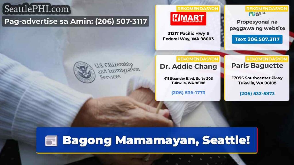 Bagong Mamamayan, Seattle!