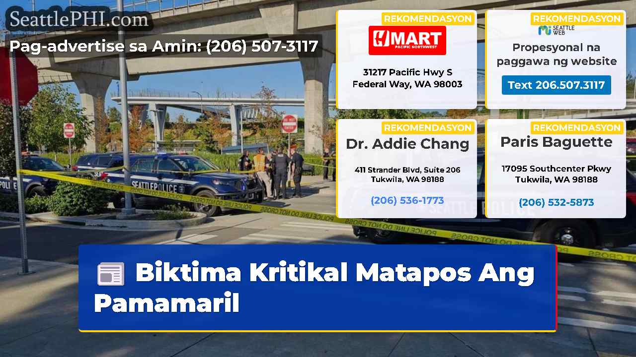 Biktima Kritikal Matapos Ang Pamamaril