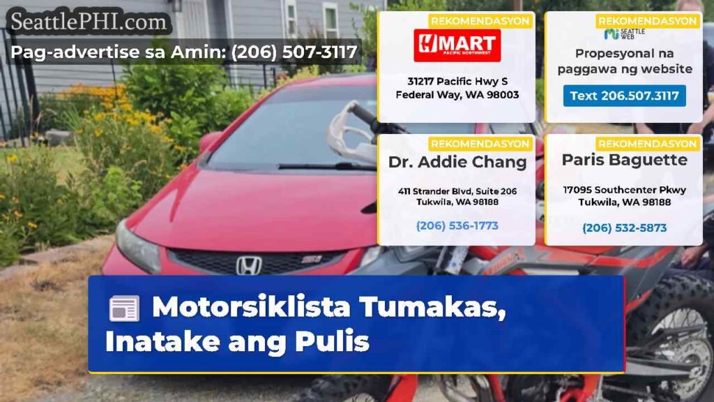 Motorsiklista Tumakas, Inatake ang Pulis