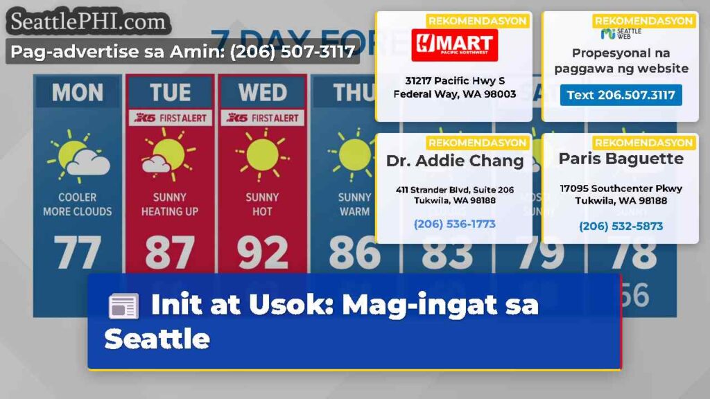 Init at Usok: Mag-ingat sa Seattle