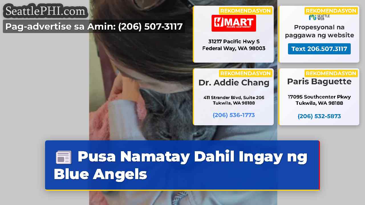 Pusa Namatay Dahil Ingay ng Blue Angels