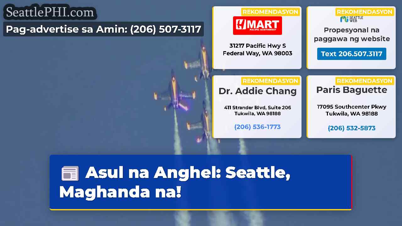 Asul na Anghel Seattle Maghanda na!