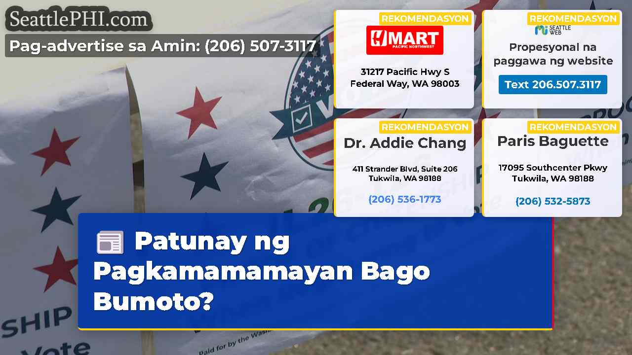 Patunay ng Pagkamamamayan Bago Bumoto?