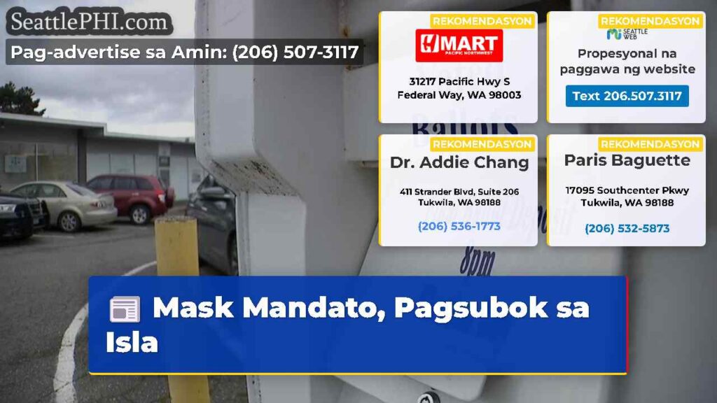 Mask Mandato, Pagsubok sa Isla