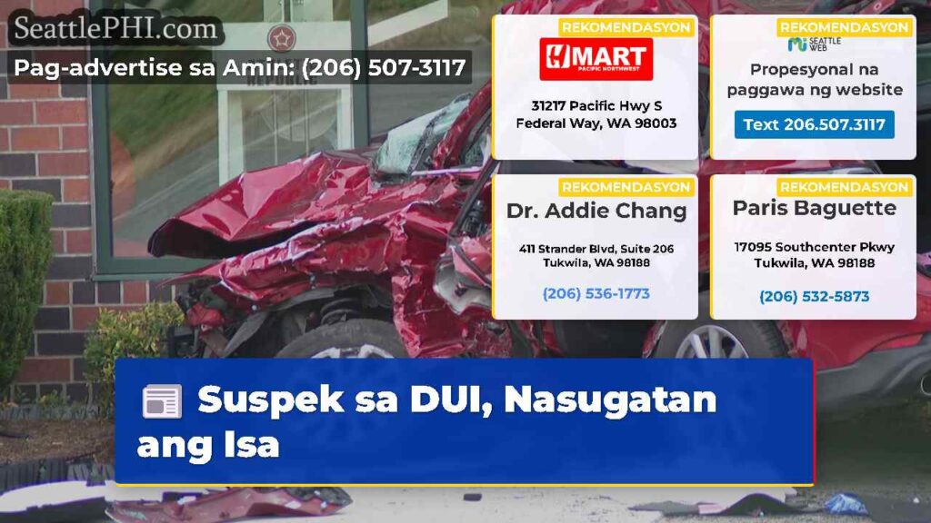 Suspek sa DUI, Nasugatan ang Isa