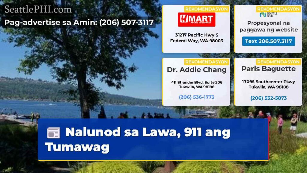 Nalunod sa Lawa, 911 ang Tumawag