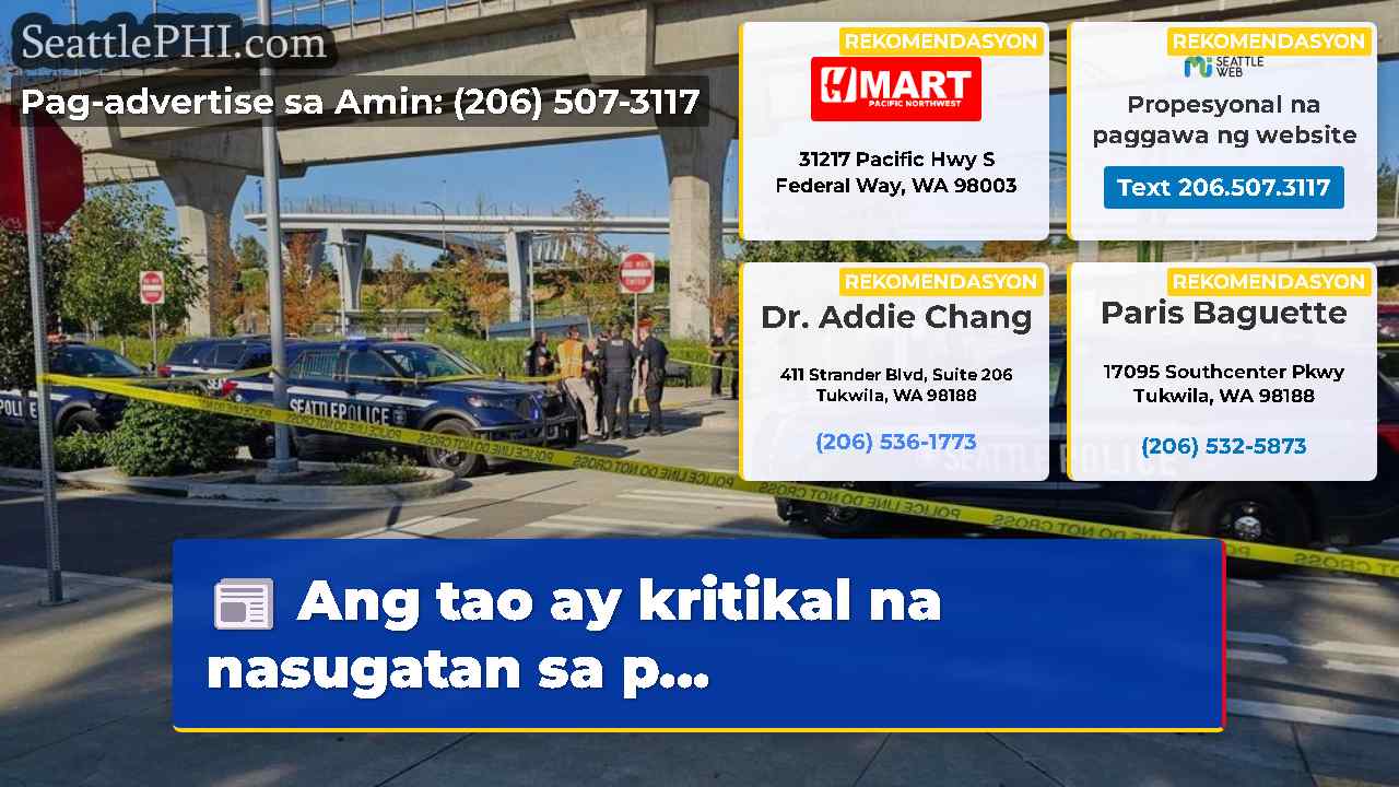 Ang tao ay kritikal na nasugatan sa p…