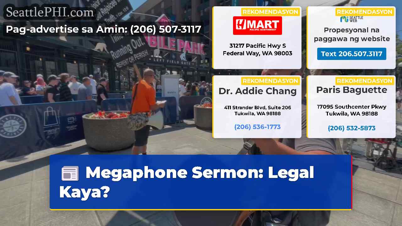 Megaphone Sermon: Legal Kaya?