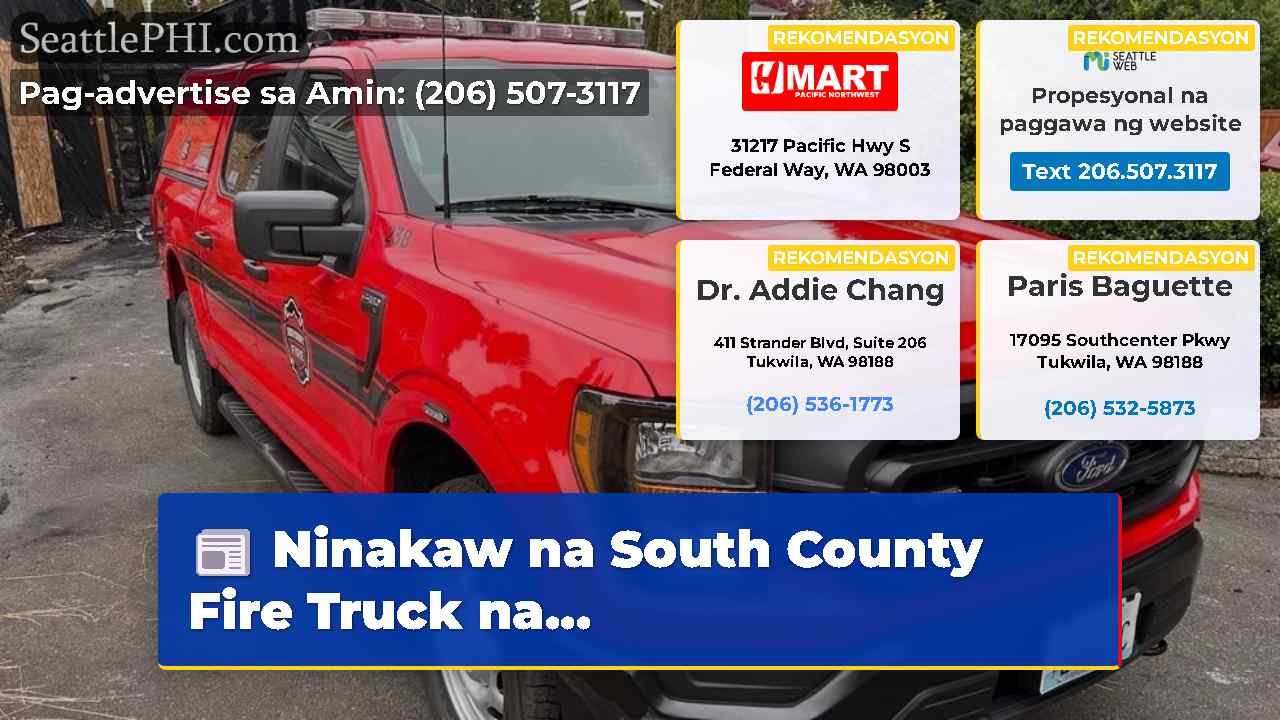 Ninakaw na South County Fire Truck na...