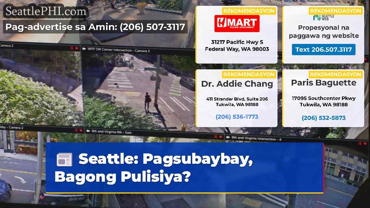 Seattle: Pagsubaybay, Bagong Pulisiya?