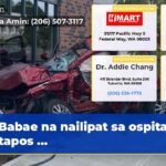 Babae na nailipat sa ospital matapos …