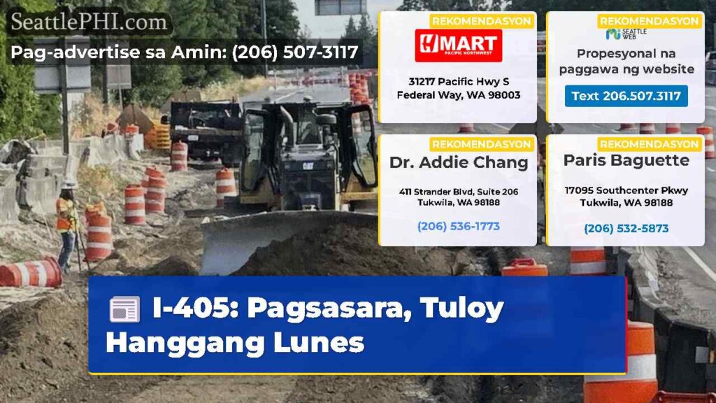 I-405: Pagsasara, Tuloy Hanggang Lunes