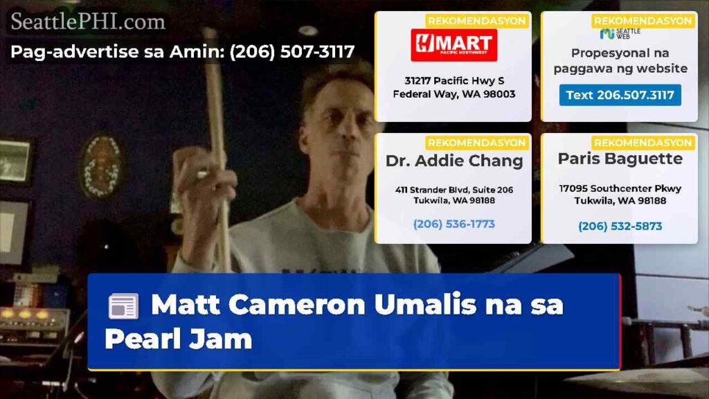 Matt Cameron Umalis na sa Pearl Jam