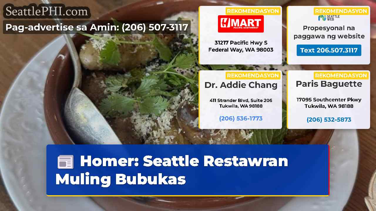 Homer Seattle Restawran Muling Bubukas