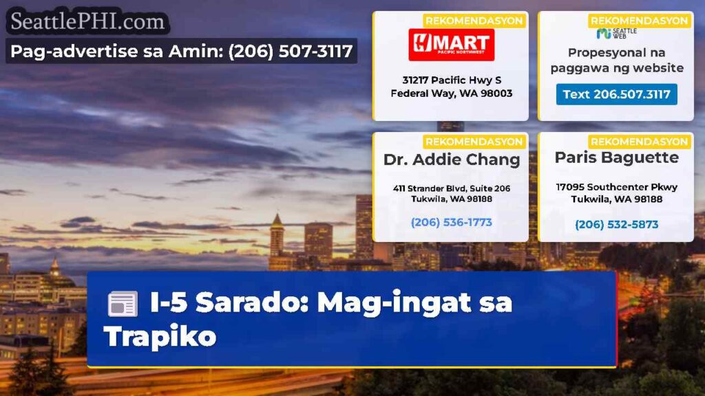 I-5 Sarado: Mag-ingat sa Trapiko