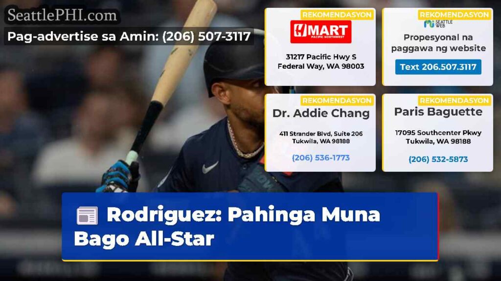 Rodriguez: Pahinga Muna Bago All-Star
