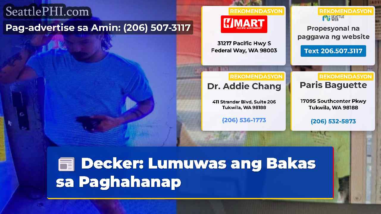 Decker: Lumuwas ang Bakas sa Paghahanap