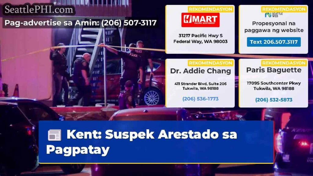 Kent: Suspek Arestado sa Pagpatay