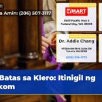 Batas sa Klero Itinigil ng Hukom