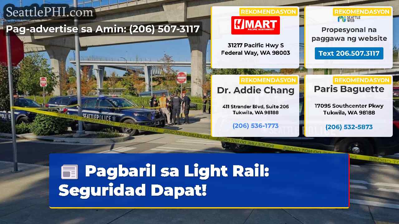 Pagbaril sa Light Rail Seguridad Dapat!