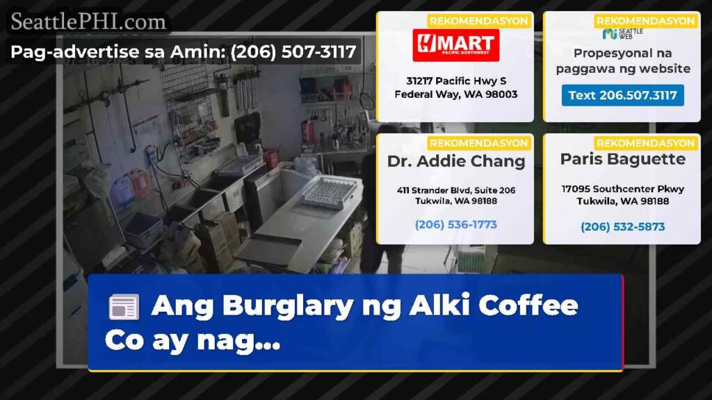 Ang Burglary ng Alki Coffee Co ay nag...