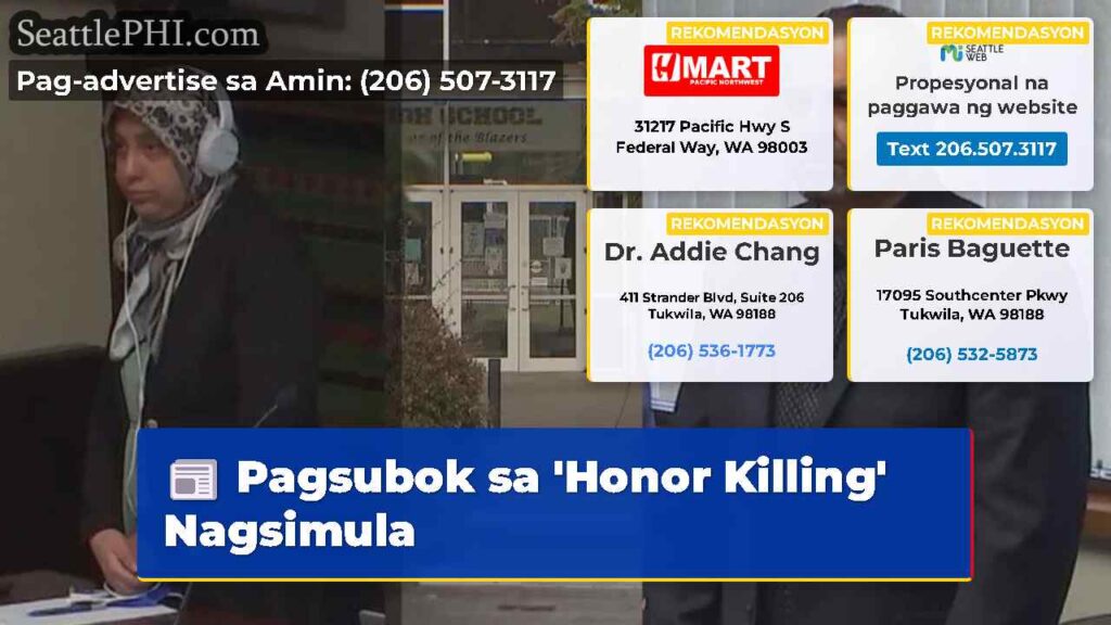 Pagsubok sa 'Honor Killing' Nagsimula