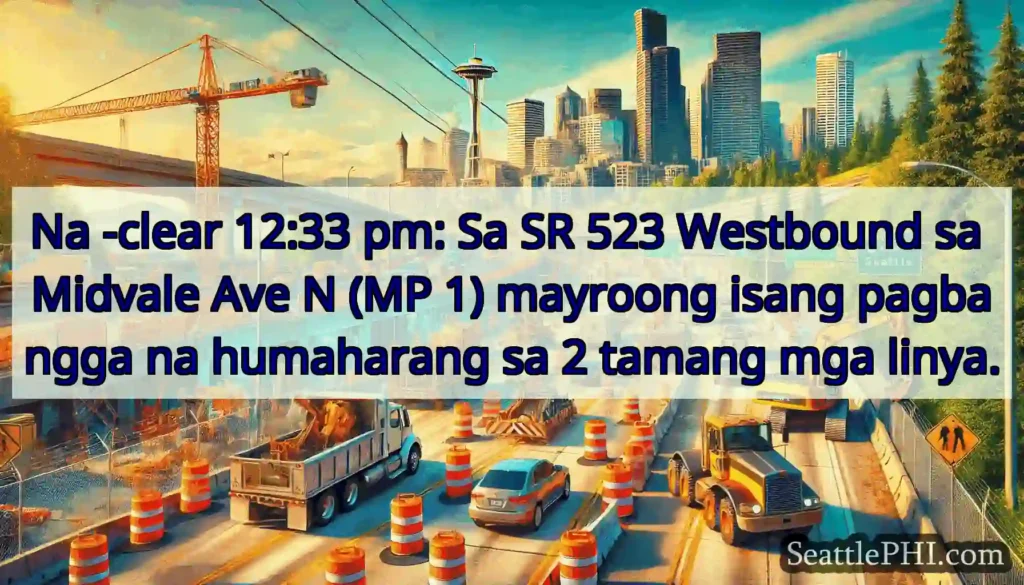 Na -clear 12:33 pm: Sa SR 523 Westbound sa
