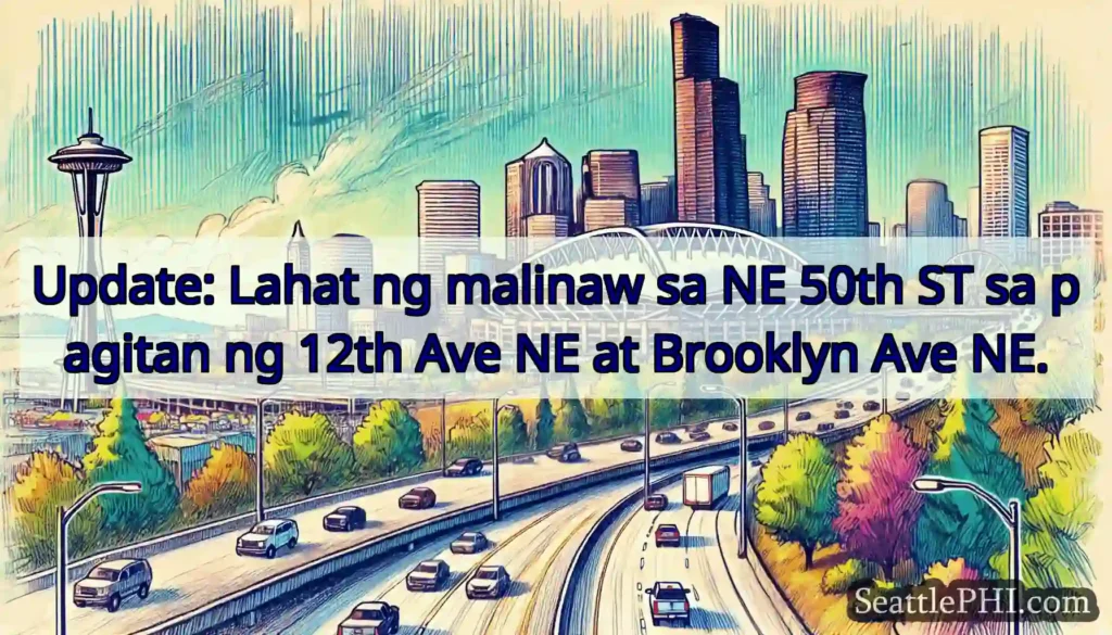 Update: Lahat ng malinaw sa NE 50th ST sa pagitan