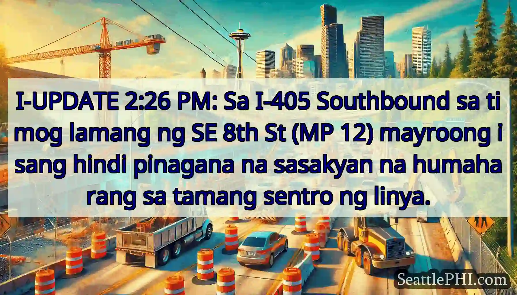 I-UPDATE 2:26 PM: Sa I-405 Southbound sa timog