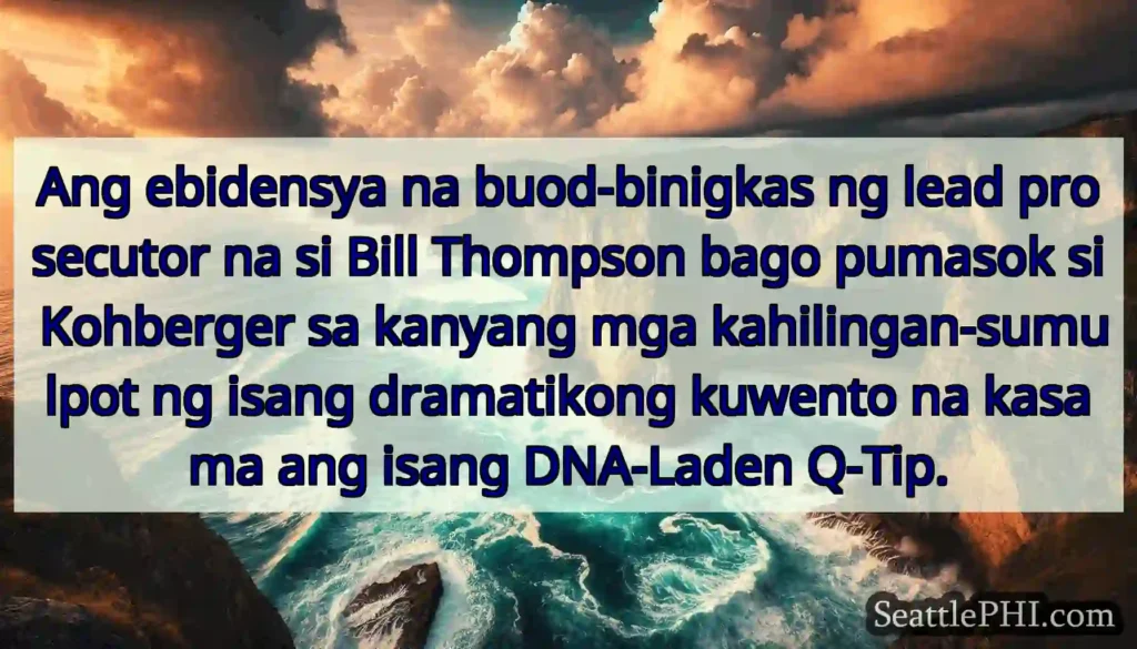 Ang ebidensya na buod-binigkas ng lead prosecutor
