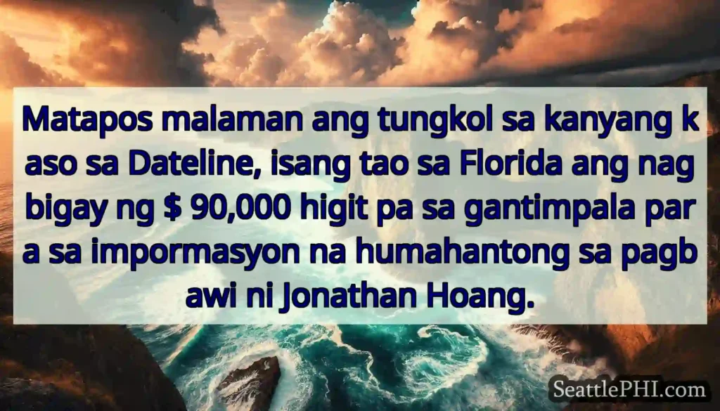 Matapos malaman ang tungkol sa kanyang kaso sa